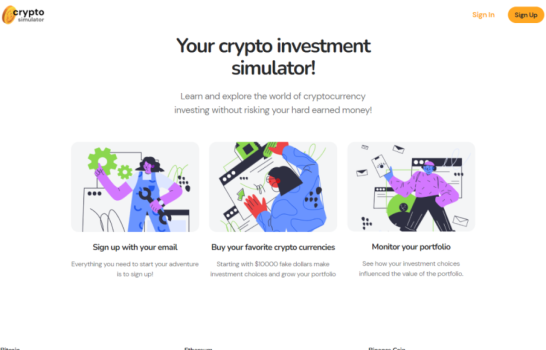 CryptoSimulator platform