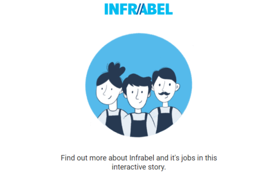Screenshot of job-match app